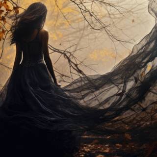 Autumn dress wallpaper