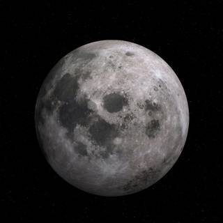 Moon portrait wallpaper