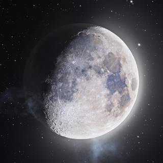 Moon portrait wallpaper