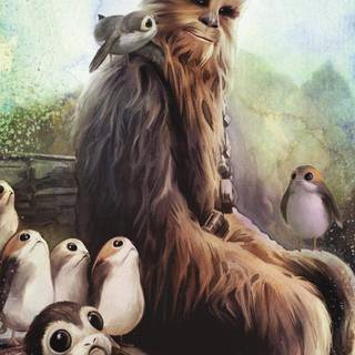 Star Wars Porg wallpaper