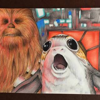 Star Wars Porg wallpaper