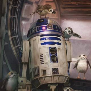 Star Wars Porg wallpaper