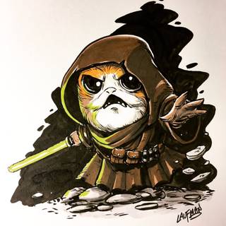 Star Wars Porg wallpaper