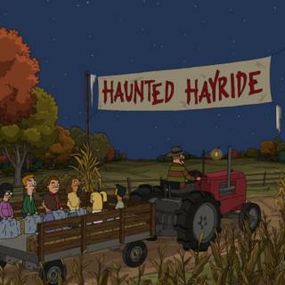 Hayride wallpaper