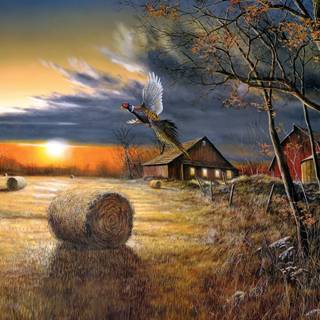 Country fall wallpaper