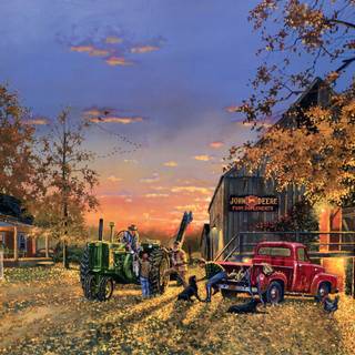 Country fall wallpaper