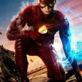The Flash 4k iPhone wallpaper