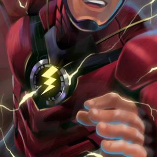 The Flash 4k iPhone wallpaper