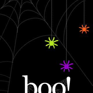 Vertical cute Halloween wallpaper