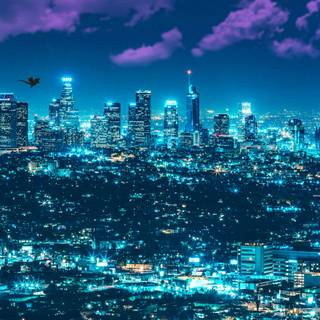 Fantasy city 4k wallpaper