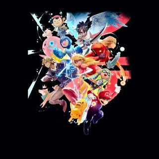 Super Smash Bros phone wallpaper