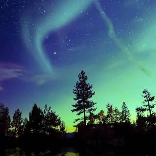 Aurora iPhone wallpaper