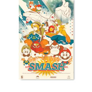 Super Smash Bros phone wallpaper