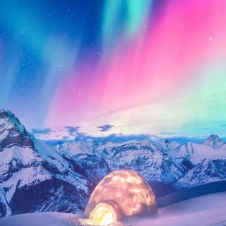 Aurora iPhone wallpaper