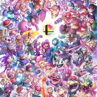 Super Smash Bros phone wallpaper
