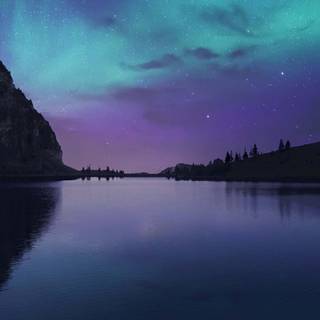 Aurora iPhone wallpaper