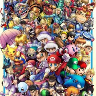 Super Smash Bros phone wallpaper