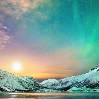 Aurora iPhone wallpaper