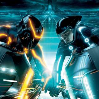 Tron iPhone wallpaper