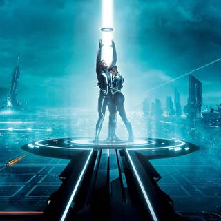 Tron iPhone wallpaper