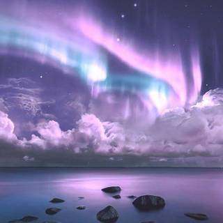 Aurora iPhone wallpaper