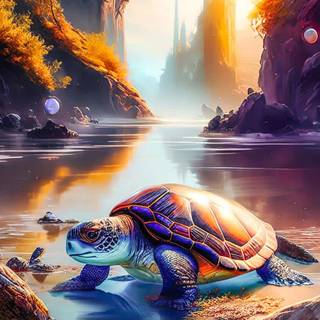 Turtle iPhone wallpaper