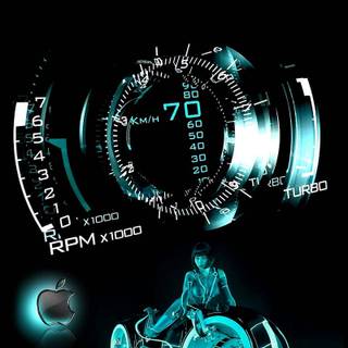 Tron iPhone wallpaper