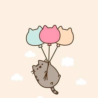 Pusheen phone wallpaper