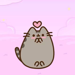 Pusheen phone wallpaper