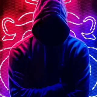 Neon cool boy wallpaper