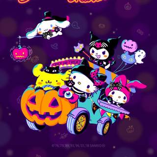 Sanrio characters Halloween wallpaper