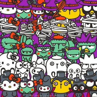 Sanrio characters Halloween wallpaper