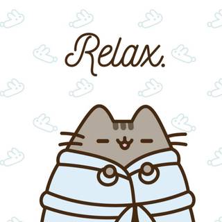 Pusheen phone wallpaper