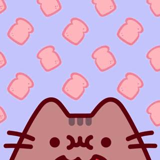 Pusheen phone wallpaper