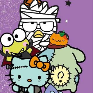 Sanrio characters Halloween wallpaper