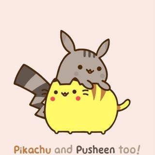 Pusheen phone wallpaper