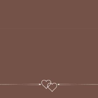 Aesthetic iPhone minimalist heart brown wallpaper