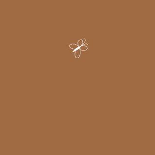 Aesthetic iPhone minimalist heart brown wallpaper