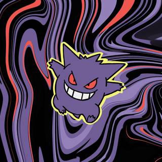 Gengar iPhone wallpaper