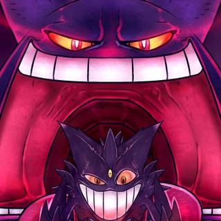 Gengar iPhone wallpaper
