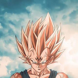 Goku and Vegeta iPhone wallpaper