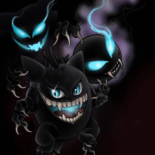 Gengar iPhone wallpaper