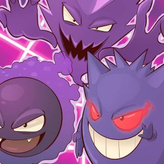Gengar iPhone wallpaper