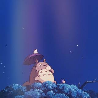 Totoro iPhone wallpaper