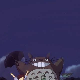 Totoro iPhone wallpaper