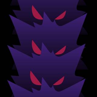 Gengar iPhone wallpaper
