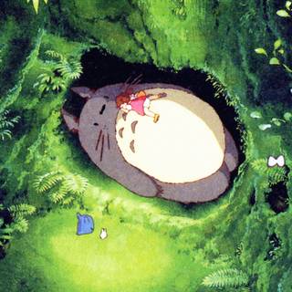 Totoro iPhone wallpaper