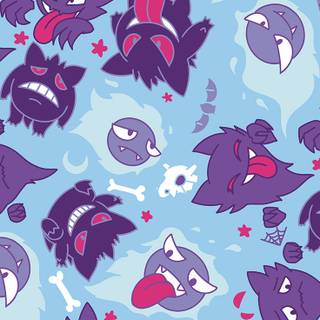 Gengar iPhone wallpaper