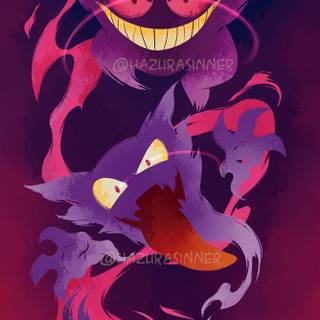Gengar iPhone wallpaper