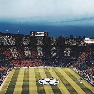 Camp Nou iPhone wallpaper